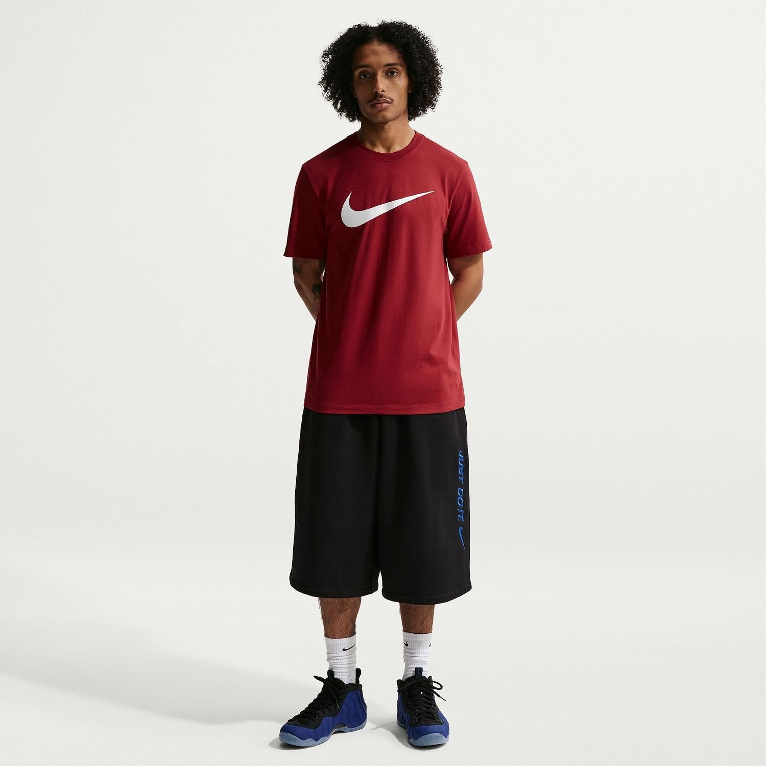 image:imageNike Mens Swoosh Sportswear TShirtTeam Crimson