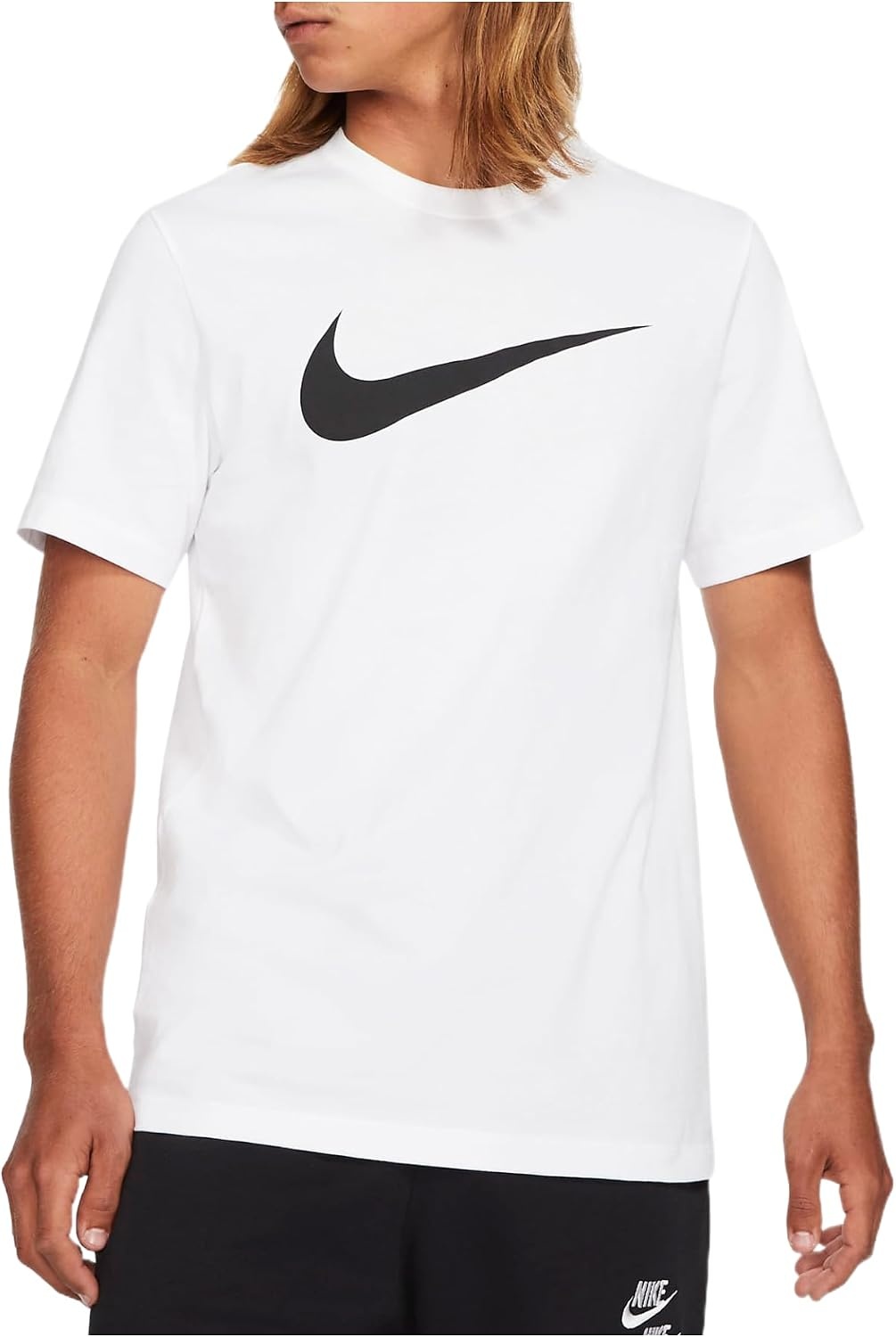 image:imageNike Mens Swoosh Sportswear TShirtWhiteBlack