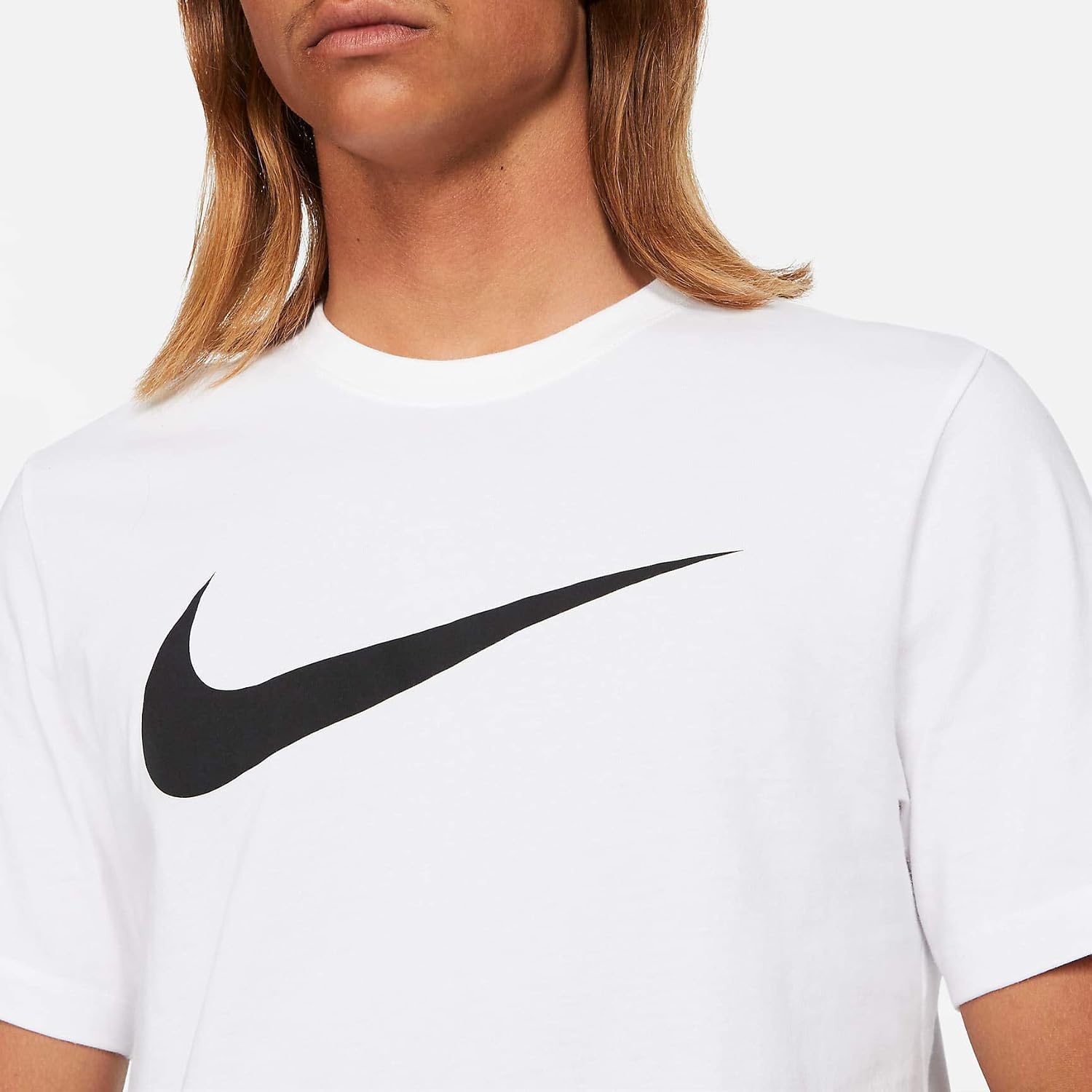 image:imageNike Mens Swoosh Sportswear TShirtWhiteBlack