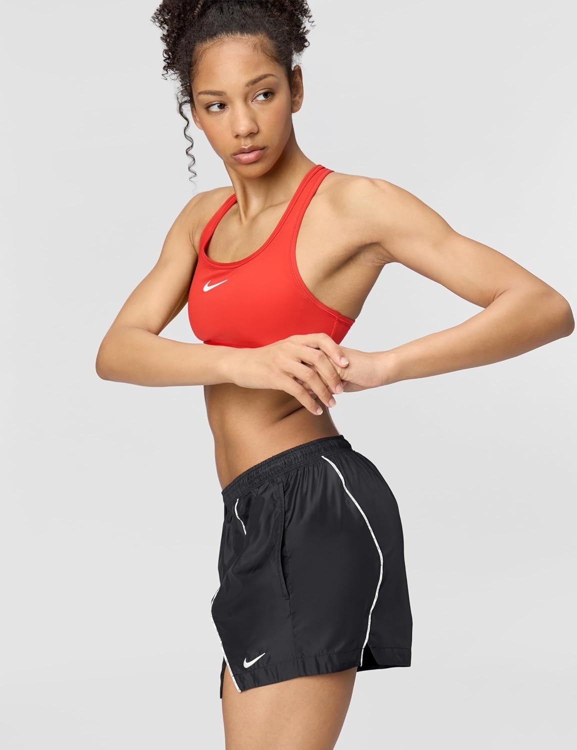 image:imageNike Womens Sportswear Athletics Department Woven ShortsBlackSailSail