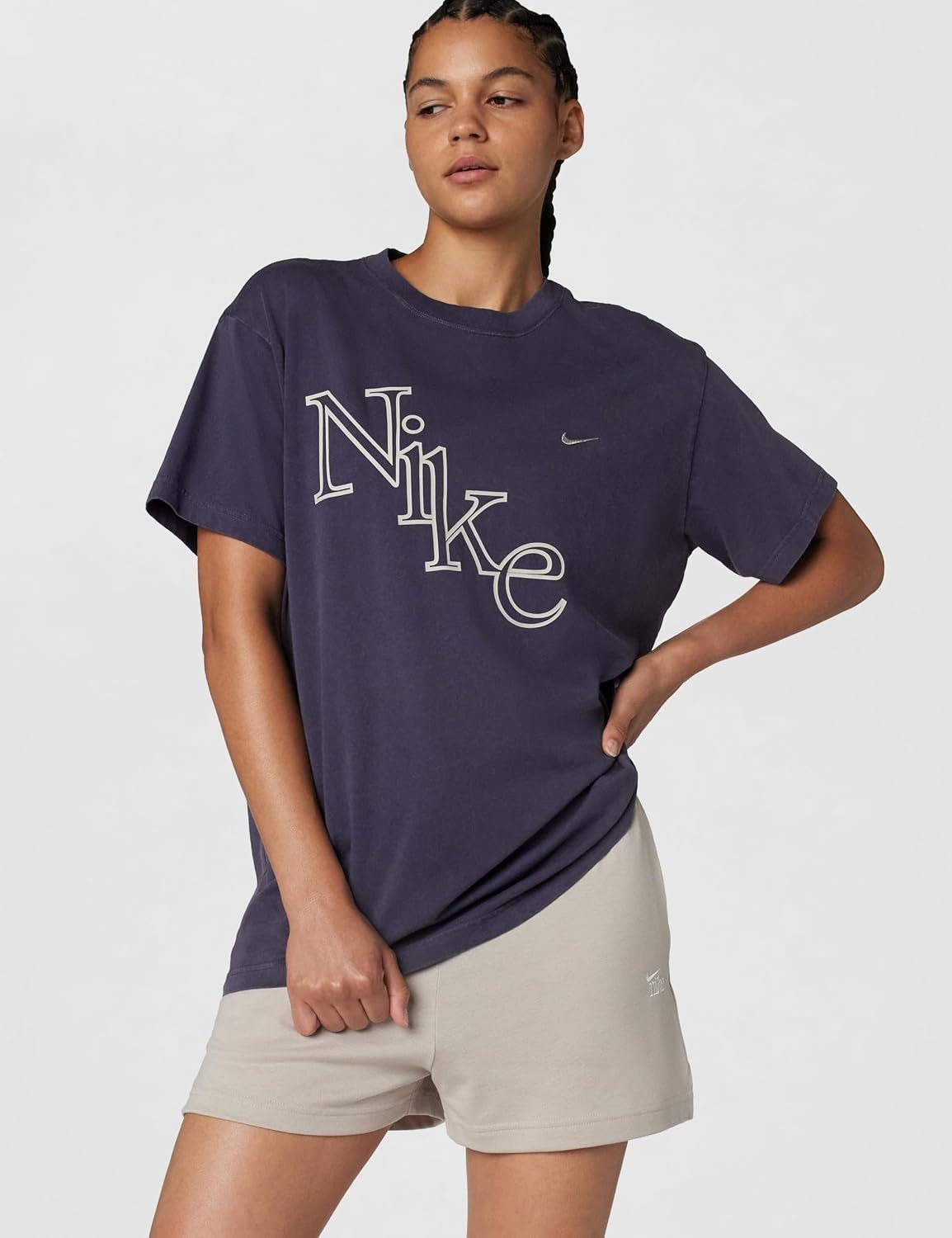 image:imageNike Womens Sportswear Classic Oversized TShirtGridiron