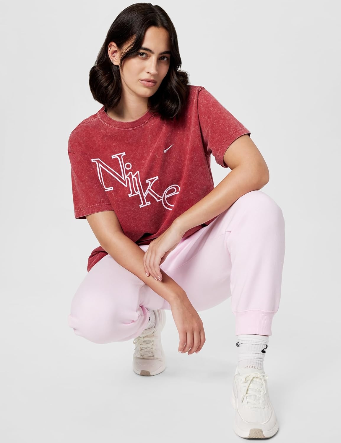 image:imageNike Womens Sportswear Classic Oversized TShirtTough Red