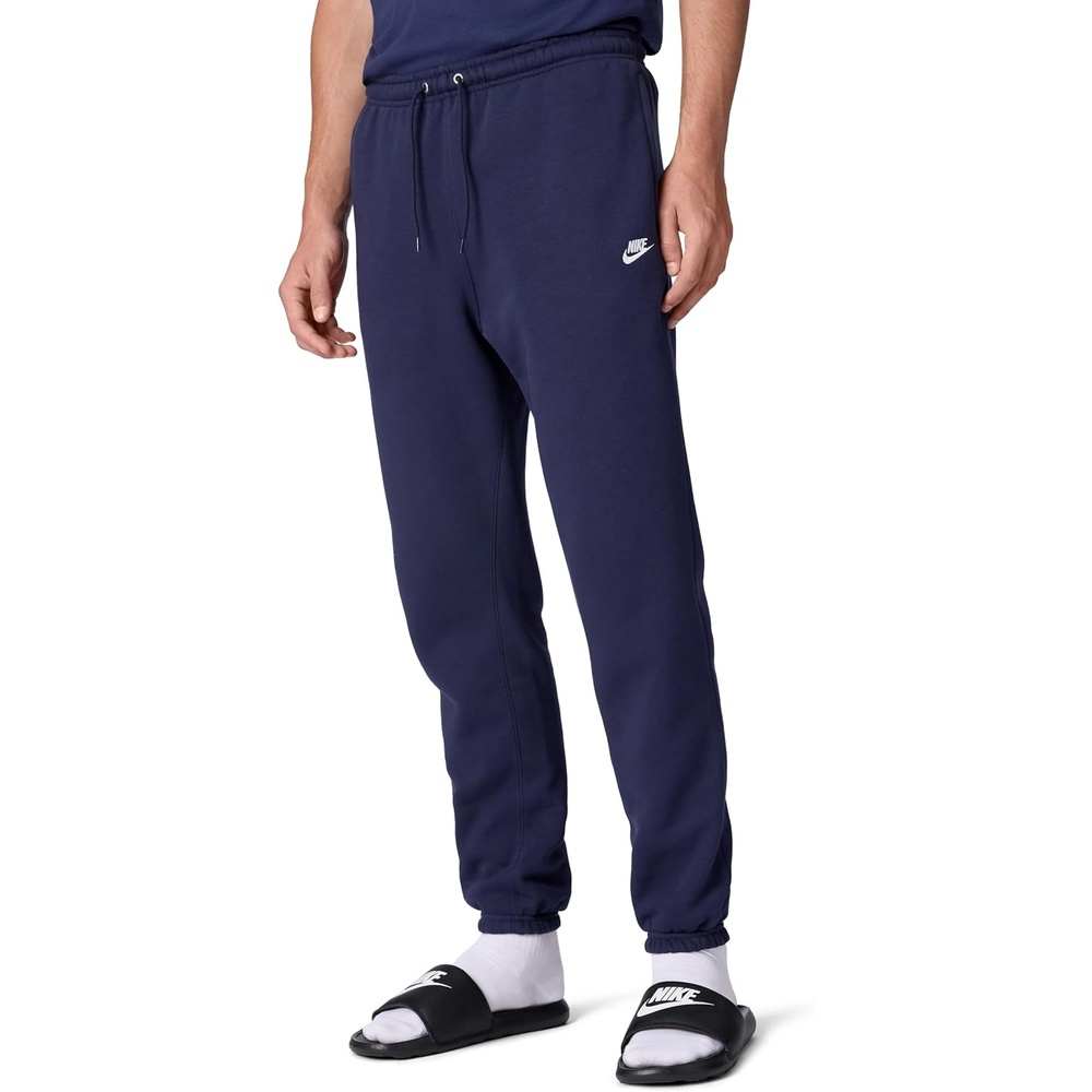 image:imageNike Mens Club Cuffed Brushed Fleece PantsObsidianObsidianWhite