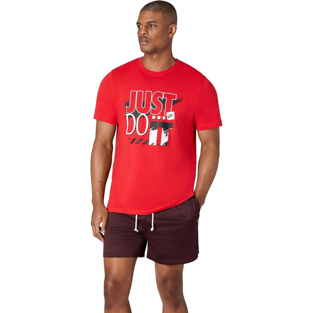 image:imageNike Mens Sportswear Tee Shirt Graphic TShirtUniversity Red