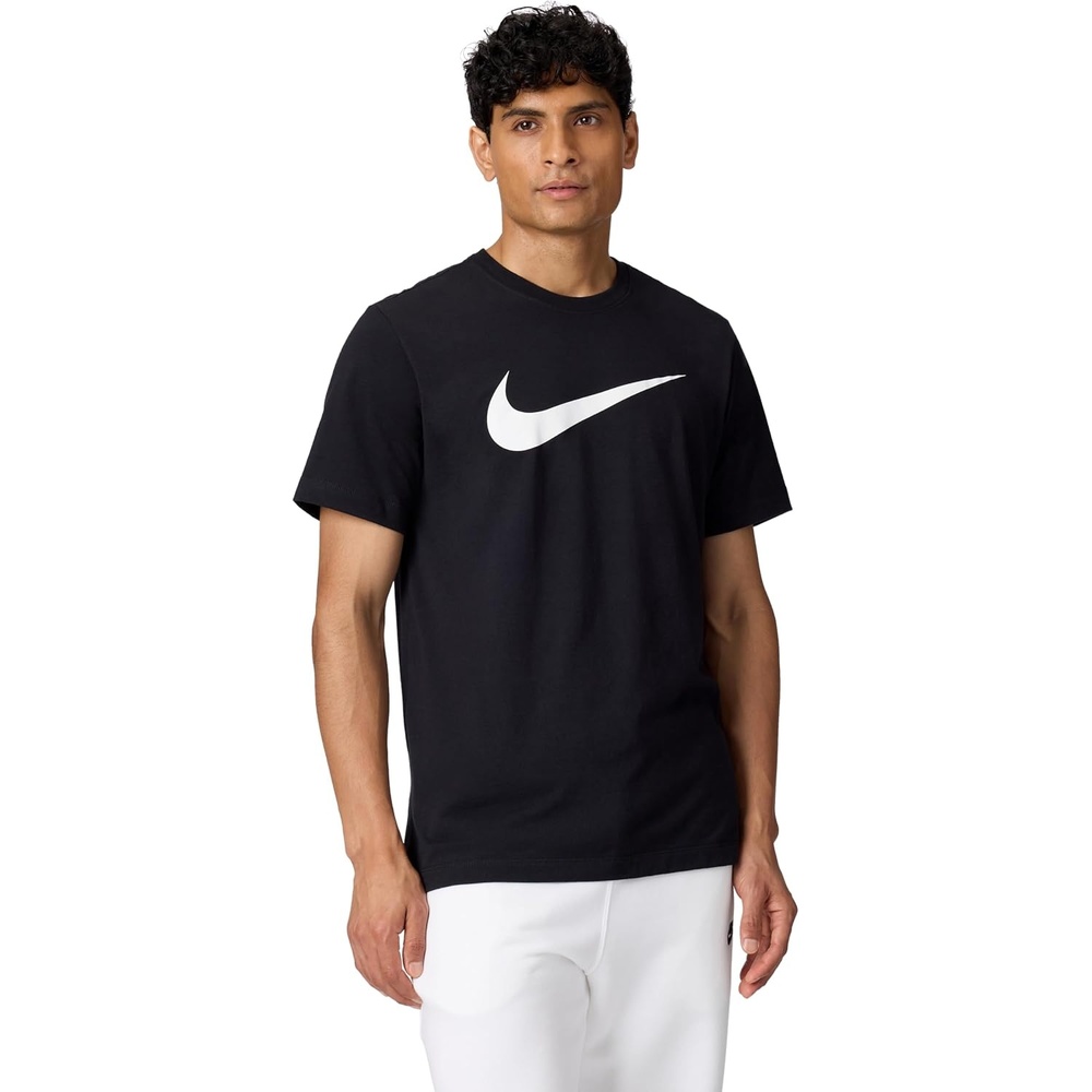 image:imageNike Mens Swoosh Sportswear TShirtBlackWhite