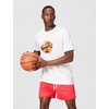 Nike Men’s Basketball T-Shirt; Front and Back Graphic Tee Shirt(White)