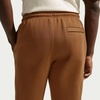 Nike Men’s Club Cuffed Brushed Fleece Pants(Ale Brown/Ale Brown/White)