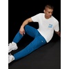 Nike Men’s Club Cuffed Brushed Fleece Pants(Court Blue/Court Blue/Light Khaki)