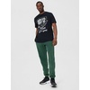 Nike Men’s Club Cuffed Brushed Fleece Pants(Fir/Fir/White)