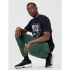 Nike Men’s Club Cuffed Brushed Fleece Pants(Fir/Fir/White)