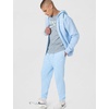 Nike Men’s Club Cuffed Brushed Fleece Pants(Hydrogen Blue/Hydrogen Blue/White)