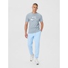 Nike Men’s Club Cuffed Brushed Fleece Pants(Hydrogen Blue/Hydrogen Blue/White)