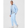 Nike Men’s Club Cuffed Brushed Fleece Pants(Hydrogen Blue/Hydrogen Blue/White)