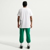 Nike Men’s Club Cuffed Brushed Fleece Pants(Malachite/Malachite/White)