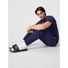 Nike Men’s Club Cuffed Brushed Fleece Pants(Obsidian/Obsidian/White)