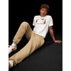 Nike Men’s Club Cuffed Brushed Fleece Pants(Parachute Beige/Parachute Beige/White)