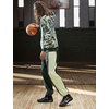 Nike Men’s Dri-FIT Basketball Pants(Black Spruce/Olive Aura/Off White/White)