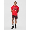 Nike Men’s Dri-FIT Practice Mesh 5″ Short(Burgundy Crush/Pale Ivory)
