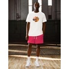 Nike Men’s Dri-FIT Practice Mesh 5″ Short(Fusion Red/Pale Ivory)