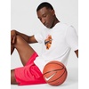 Nike Men’s Dri-FIT Practice Mesh 5″ Short(Fusion Red/Pale Ivory)