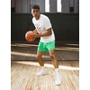 Nike Men’s Dri-FIT Practice Mesh 5″ Short(Green Shock/Pale Ivory)