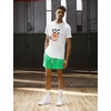 Nike Men’s Dri-FIT Practice Mesh 5″ Short(Green Shock/Pale Ivory)
