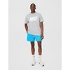 Nike Men’s Dri-FIT Practice Mesh 5″ Short(Light Current Blue/Pale Ivory)