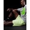 Nike Men’s Dri-FIT Practice Mesh 5″ Short(Light Liquid Lime/Pale Ivory)