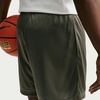 Nike Men’s Dri-FIT Practice Mesh 5″ Short(Medium Olive/Pale Ivory)