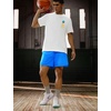 Nike Men’s Dri-FIT Practice Mesh 5″ Short(Pacific Blue/Pale Ivory)