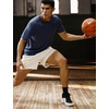 Nike Men’s Dri-FIT Practice Mesh 5″ Short(Sail/Black)
