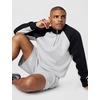 Nike Men’s Sportswear Club Half-zip Fleece Sweatshirt(Light Smoke Grey/Black)