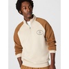 Nike Men’s Sportswear Club Half-zip Fleece Sweatshirt(Sanddrift/Ale Brown)