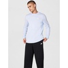 Nike Men’s Sportswear Club Long-Sleeve T-Shirt(Hydrogen Blue)