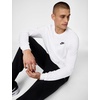 Nike Men’s Sportswear Club Long-Sleeve T-Shirt(White/Black)