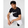 Nike Men’s Swoosh Sportswear T-Shirt(Black/White)