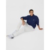 Nike Women’s Studio Fleece Mid-Rise Cuff Sweatpants(Birch Heather/Black)