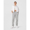 Nike Women’s Studio Fleece Mid-Rise Cuff Sweatpants(Dark Grey Heather/Sail)