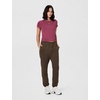 Nike Women’s Studio Fleece Mid-Rise Cuff Sweatpants(Dark Hazel/Sail)