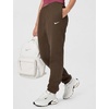 Nike Women’s Studio Fleece Mid-Rise Cuff Sweatpants(Dark Hazel/Sail)
