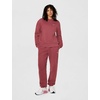 Nike Women’s Studio Fleece Mid-Rise Cuff Sweatpants(Pink Smoke/Sail)