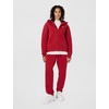 Nike Women’s Studio Fleece Mid-Rise Cuff Sweatpants(Tough Red/Sail)