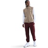 Nike Men’s Club Cuffed Brushed Fleece Pants(Dark Team Red/Dark Team Red/White)