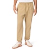 Nike Men’s Club Cuffed Brushed Fleece Pants(Parachute Beige/Parachute Beige/White)