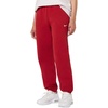 Nike Women’s Studio Fleece Mid-Rise Cuff Sweatpants(Tough Red/Sail)