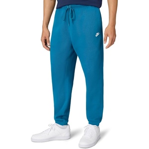 Nike Men’s Club Cuffed Brushed Fleece Pants(Green Abyss/Green Abyss/White)