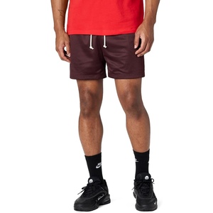 Nike Men’s Dri-FIT Practice Mesh 5″ Short(Burgundy Crush/Pale Ivory)