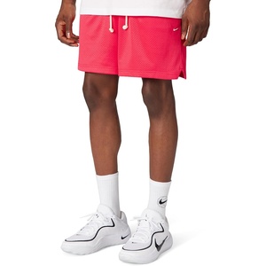 Nike Men’s Dri-FIT Practice Mesh 5″ Short(Fusion Red/Pale Ivory)