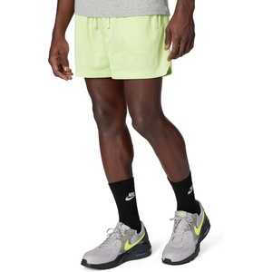 Nike Men’s Dri-FIT Practice Mesh 5″ Short(Light Liquid Lime/Pale Ivory)