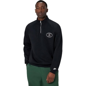 Nike Men’s Sportswear Club Half-zip Fleece Sweatshirt(Black/Black)